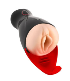Masturbateur luxe 3D sensitive avec stimulateur de périnée - CC514205001000